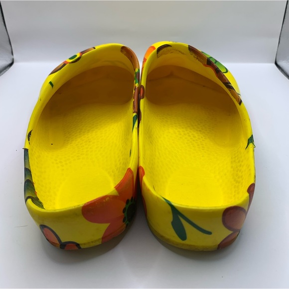 Birkenstock Yellow Floral Mules - Picture 4 of 8